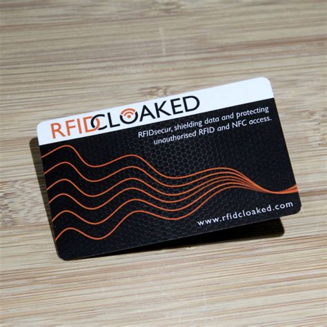 RFID Blocking Card RFIDsecur RFID Cloaked RFID Protection