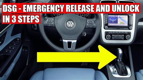 How To Manually Release And Unlock Dsg Selector On Vw Skoda Audi