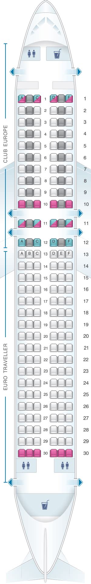 Seating Chart Airbus A