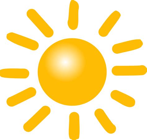Sun Weather Symbol Clipart Best