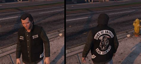Sons Of Anarchy Jacket For Michael Gta5