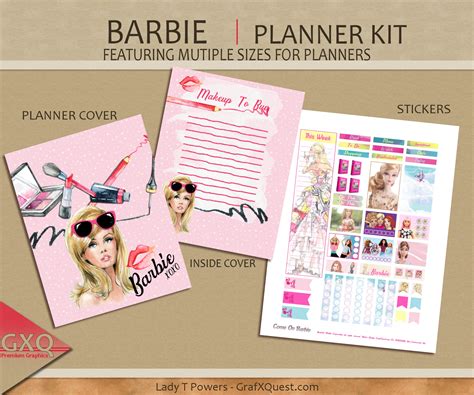 Barbie Planner Kit