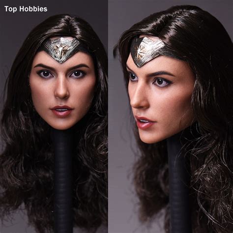 16 Scale Wonder Woman Head Sculpt Carving Gal Gadot Model Fit 12 Inch