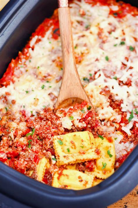 Slow Cooker Lazy Lasagna Video Sweet And Savory Meals
