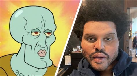 The Weeknd Buts Its Handsome Squidward Youtube