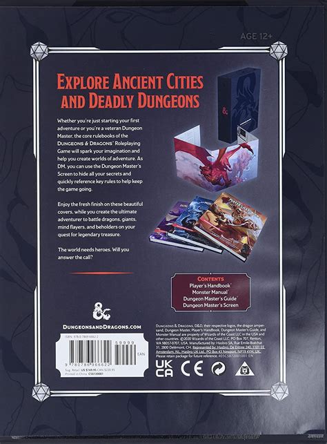 Dungeons And Dragons Core Rulebook T Set Speljätten