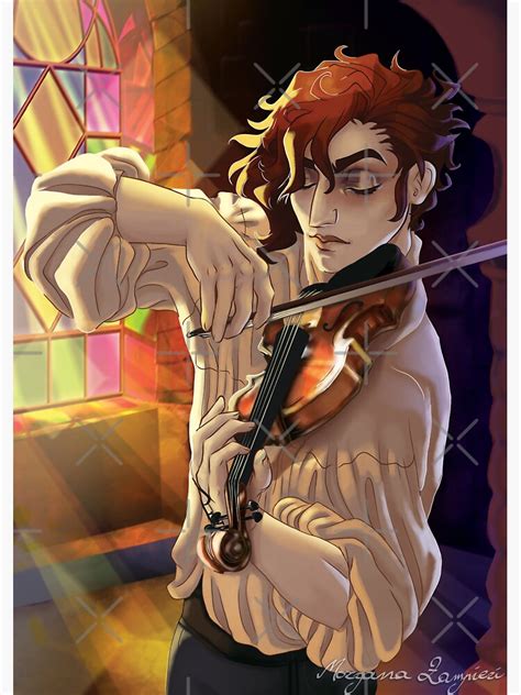 Julian Devorak The Violinist Sticker For Sale By Riamiloray Redbubble