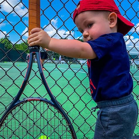 Tennis Pro Couple’s Son ‘helps’ In The Cutest Way Imaginable Good Morning America