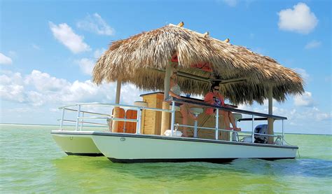 tiki bar boat charter captained tiki boat trips tampa bay fl booze cruise boat rides tampa