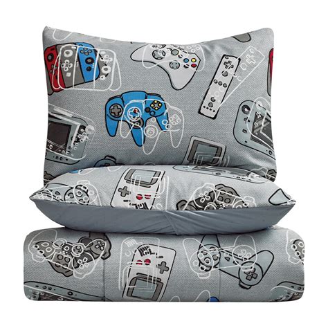 Gamer Glow In The Dark Bedding Set Boys Gamers Bed Sets Etsy