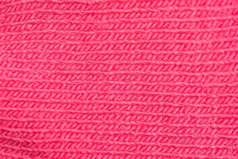 Premium Photo Close Up Of Knitted Pink Wool Texture