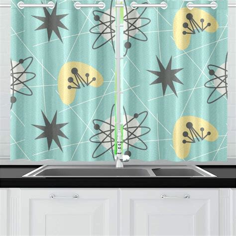 Retro Kitchen Curtains 1950s Curtains And Drapes
