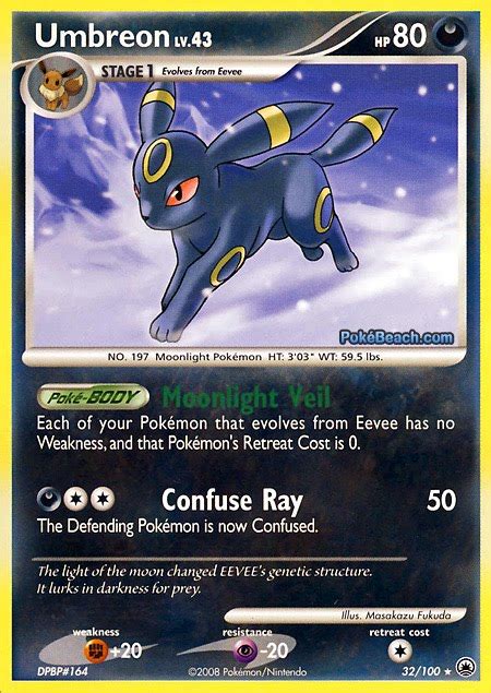 Each type has several strengths and weaknesses in both attack and defense. Pokemon Card of the Day: Umbreon (Majestic Dawn) | PrimetimePokemon's Blog
