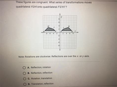 Please Help Quickly These Figures Are Congruent What Series Of