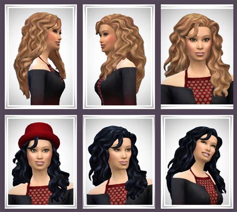 Sims 4 Luna Hair Curly