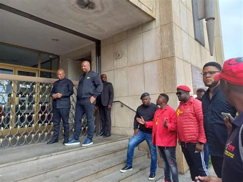Ewn Reporter On Twitter Eff Leader Julius Malema And His Bodyguard
