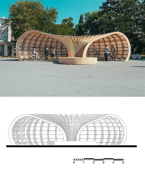 Parametric Design Helped Make This Street Library Out Of 240 Pieces Of