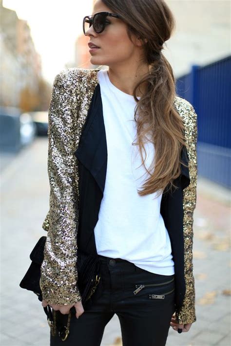 Outfit Inspiration Black And Gold