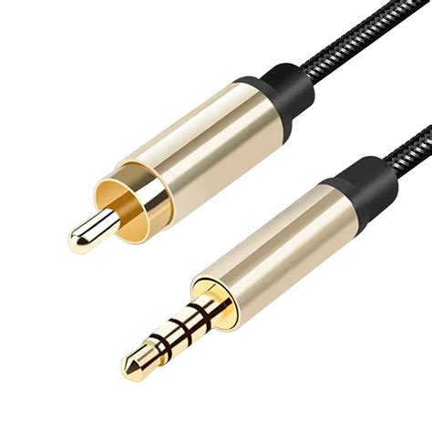 Besufy Audio Cable12m Rca To Aux 35mm Jack Coaxial Audio Connector Cable For Xiao Mi 12 Tv