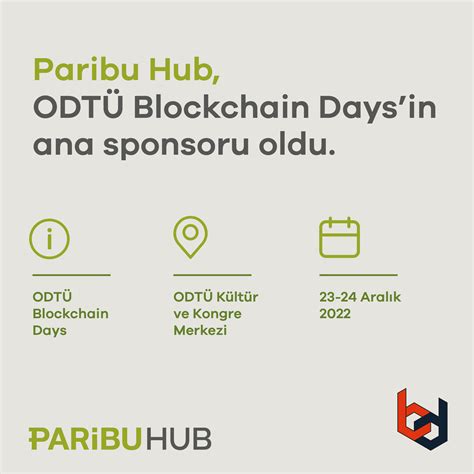 ODTÜ Blockchain Days Paribu Hub