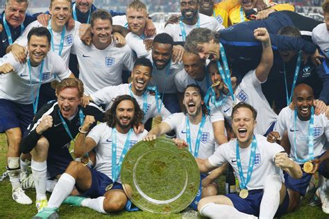 The annual charity match, that raises money for unicef, sees england take on the rest of the world for a live show hosted by. Soccer Aid 2020 teams: Full line-ups for England and the World XI — and when to watch live on ITV