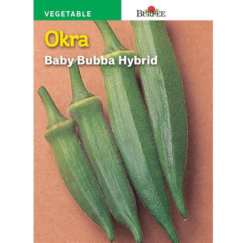 Okra Baby Bubba Hybrid Seed 54116 The Home Depot