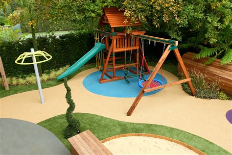 Childrens Play Area Designed For Large Private Garden In