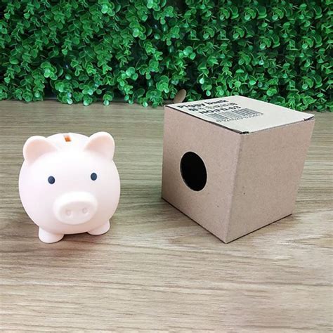 Merotable Cute Piggy Bank Unbreakable Plastic Piggy Bank For Girls