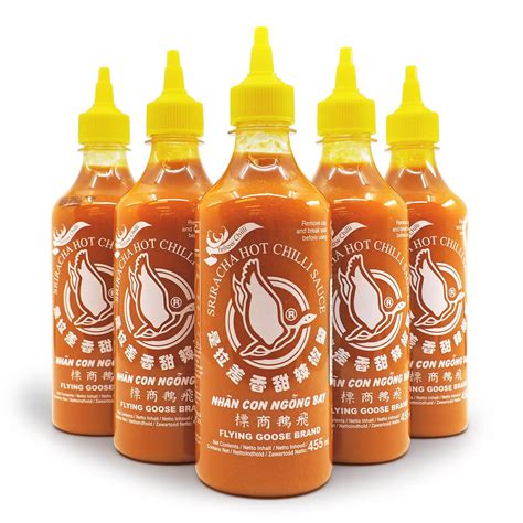 Flying Goose Yellow Chilli Sriracha Sauce Chillibom Australia