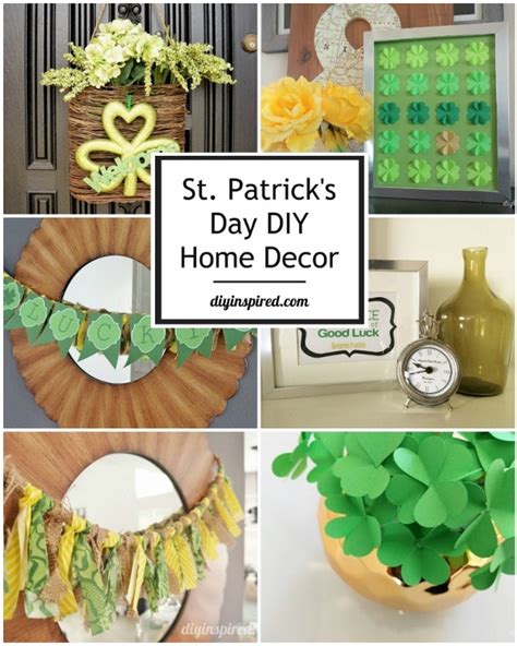 Patrick's day party or celebrating your irish heritage with loved ones, dress up your home on march 17 with these fun, festive, and affordable st. St. Patrick's Day DIY Home Décor Ideas - DIY Inspired