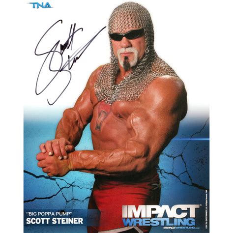 Scott Steiner Signed 8x10 Photo W Jsa Signed By Superstars