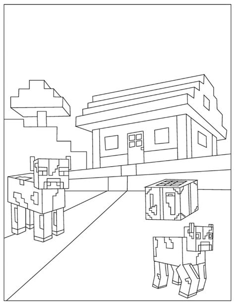 Free Minecraft Coloring Pages For Download Printable Pdf Verbnow