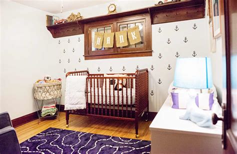 Hanks Nautical Nursery Lay Baby Lay