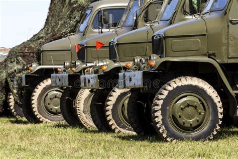 Military Vehicles Parking Lot Stock Photo Image Of Industry Vehicle
