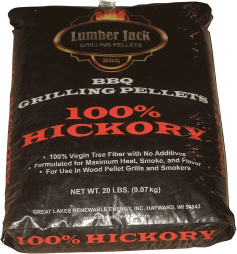 Lumber Jack Grilling Pellets 5052 20-Pound Hickory BBQ Grilling Pellet at Sutherlands