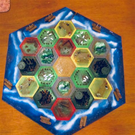 Catan Board Game Pieces Pastorfivestar