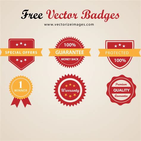 Badges Royalty Free Stock Free Vector