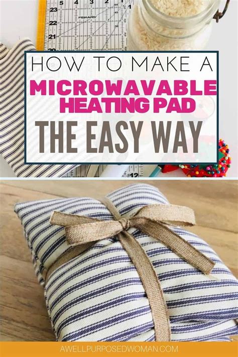 Learn How To Make A Diy Microwavable Heating Pad With This Step By Step