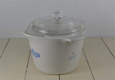 Corning Ware 1 Quart Saucemaker With Pyrex Lid P 55 B Etsy