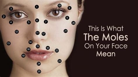 This Is What The Moles On Your Face Mean Moles On Face Facial Mole