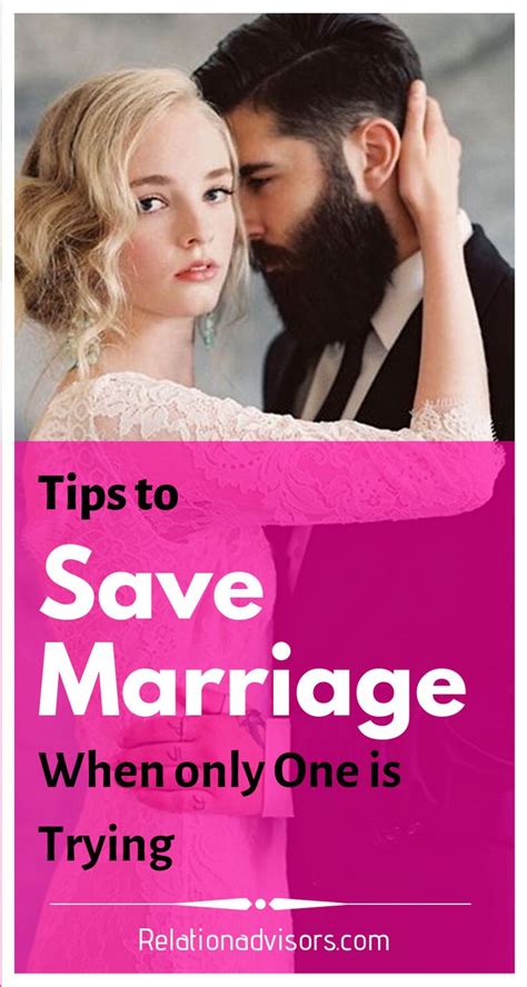 Save Marriage When Only One Is Trying Save Your Marriage Alone Tips