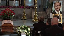 Beerdigung von Guido Westerwelle in Köln — Angela Merkel trauert