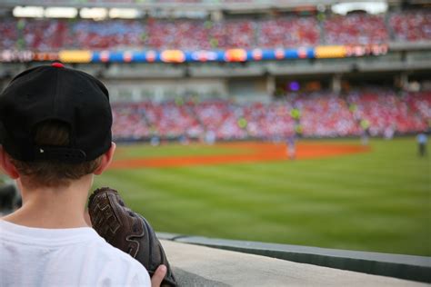 Young Baseball Fan Watches The Major League Baseball Game • Mvp Travel
