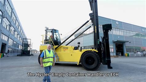 The Hyster Empty Container Handler Youtube