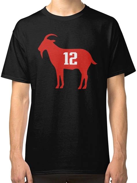 Goat Tom Brady Men S Black T Shirt Tees Clothing T Shirts Aliexpress