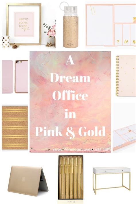 A Dream Office in Pink and Gold :: all the pretty rose ... Whether you are looking for rose gold wall decor or living room decor ideas, there are lots of great rose gold decor ideas out there!