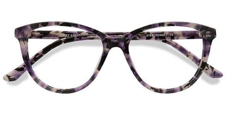 Lancet Cat Eye Purple Floral Glasses For Women Eyebuydirect Glasses