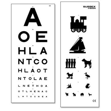 Double Sided Eye Test Chart Various Options Available Medical Products
