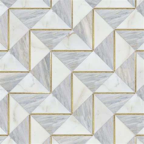 Marble Gold Inlay Tile Darci Hether