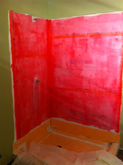 For general waterproofing, apply 2 coats of redgard. Redguard shower waterproofing | Tile installation, Custom ...